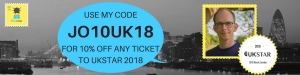 UKSTAR 10% OFF ANY TICKET WITH CODE